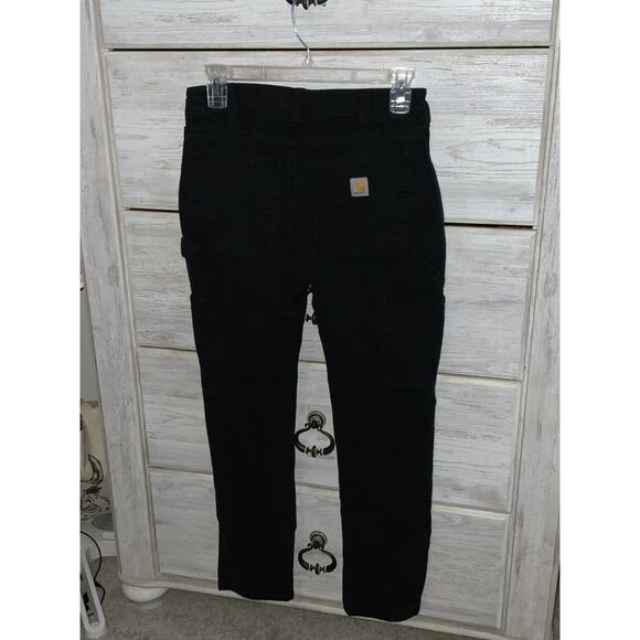 Carhartt Black Relaxed Fit Size 0 Short Cargo Jeans - Picture 3 of 4